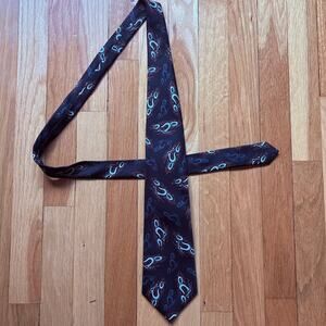 Orange County Choppers Biker Moto Mens Neck Tie Black Logo Motorcycle New